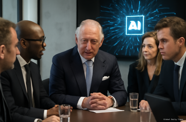 King Charles AI — King Charles to Discuss AI with Company Executives Amid Growing Threat Fears