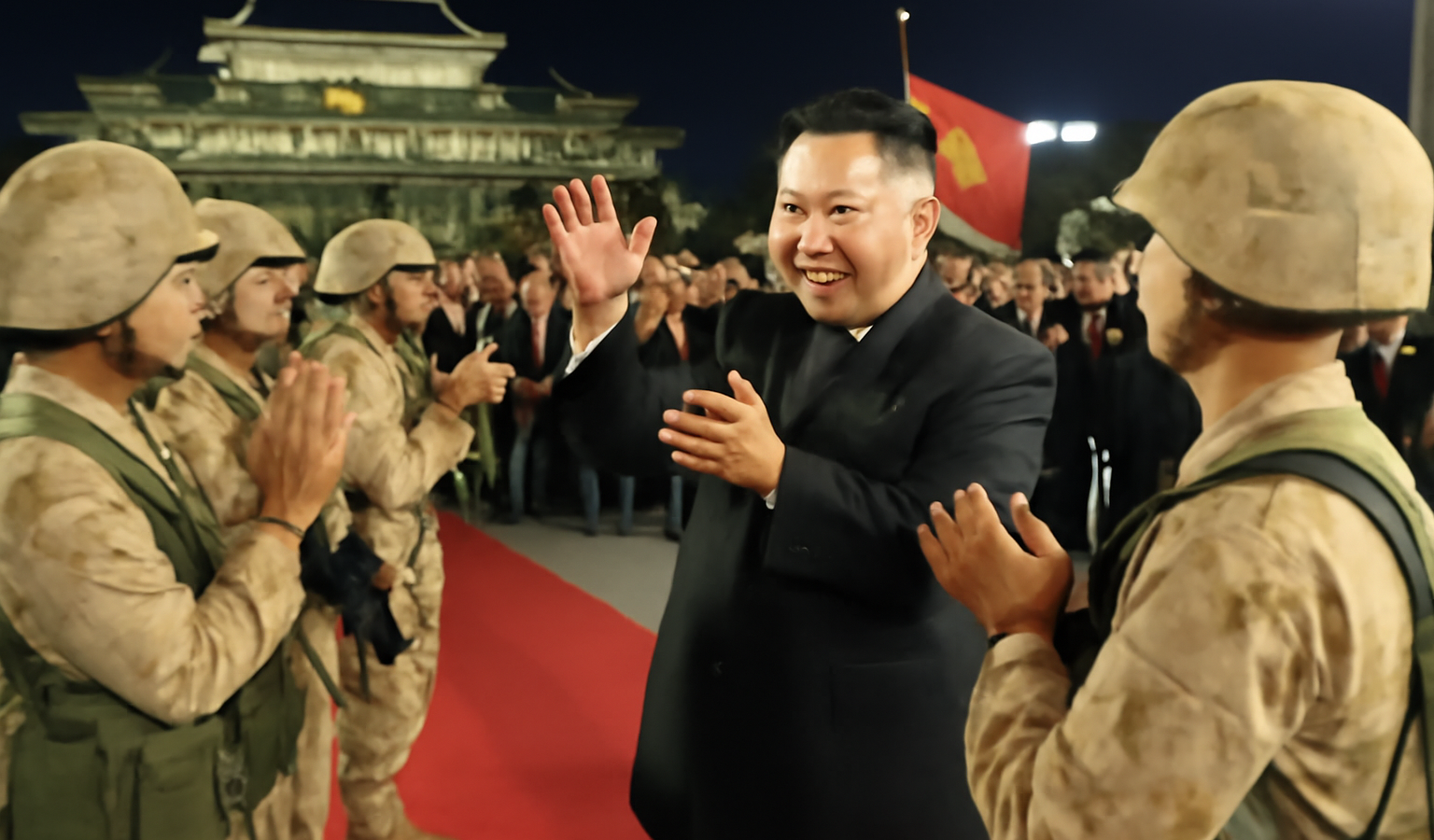 North Korea overseas operations — North Korea's Kim Thanks Troops on Overseas Operations During Founding Anniversary Celebrations