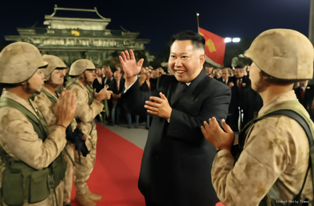 North Korea overseas operations — North Korea's Kim Thanks Troops on Overseas Operations During Founding Anniversary Celebrations