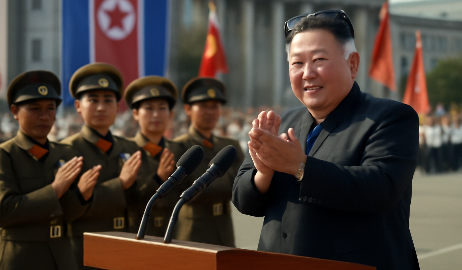 North Korea troops overseas operations — North Korea's Kim Thanks Troops on Overseas Operations During Founding Anniversary Celebrations