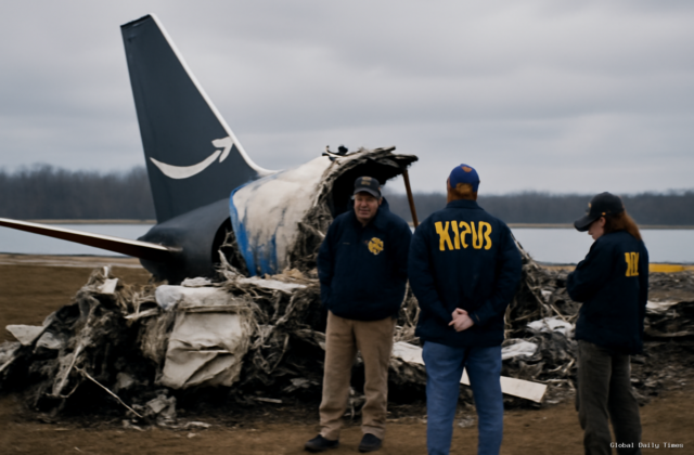 Amazon cargo jet crash — NTSB Investigation Reveals Amazon Cargo Jet Pilots Attempted to Abort Landing Before Crash