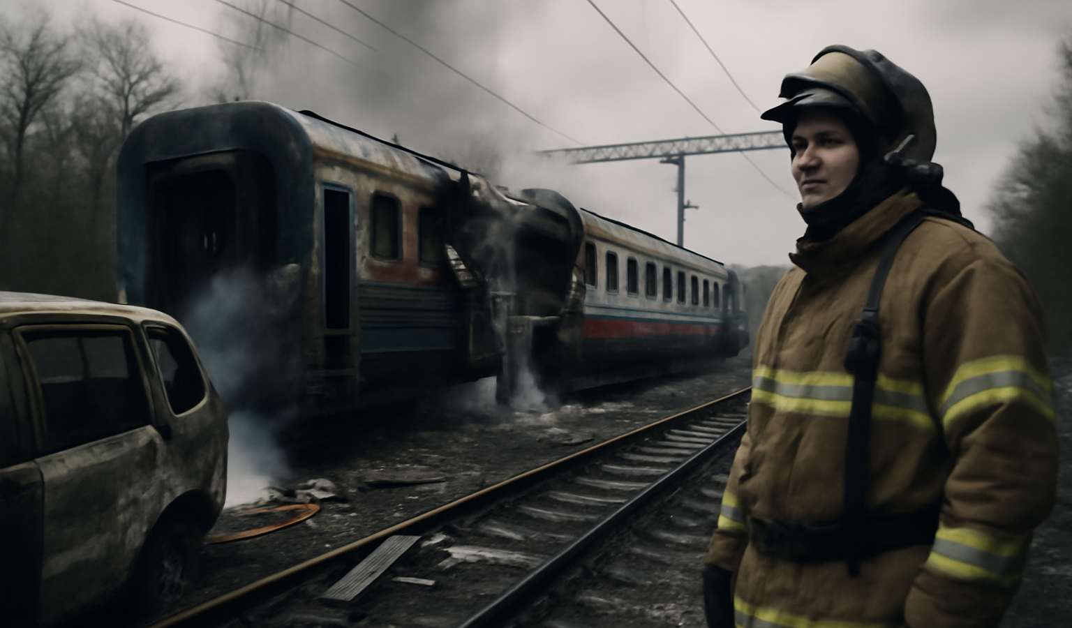 Russian drone strike — Russian Drone Strike on Train Marks Escalation, Says German Minister