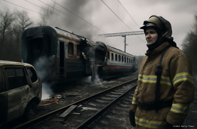 Russian drone strike — Russian Drone Strike on Train Marks Escalation, Says German Minister