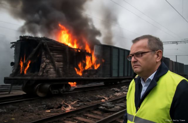 Russian drone strike — Russian Drone Strike on Train Marks Escalation, Says German Minister
