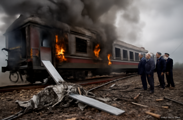 Russian drone strike — Russian Drone Strike on Train Viewed as Escalation by German Officials