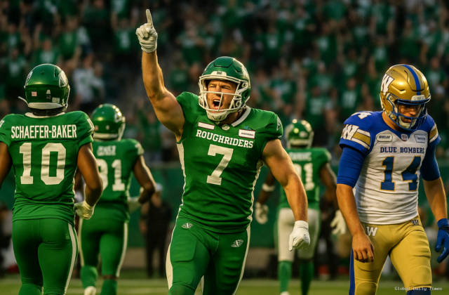 Saskatchewan Roughriders overtime victory — Saskatchewan Roughriders Secure Overtime Victory Against Winnipeg Blue Bombers