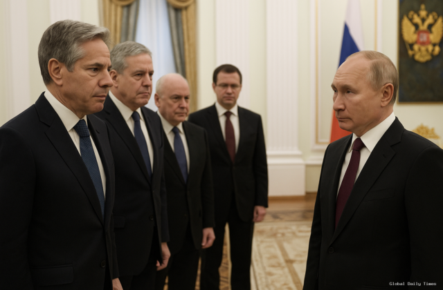Ukraine conflict — U.S. Envoys Meet with Putin in Moscow to Discuss Ukraine Conflict